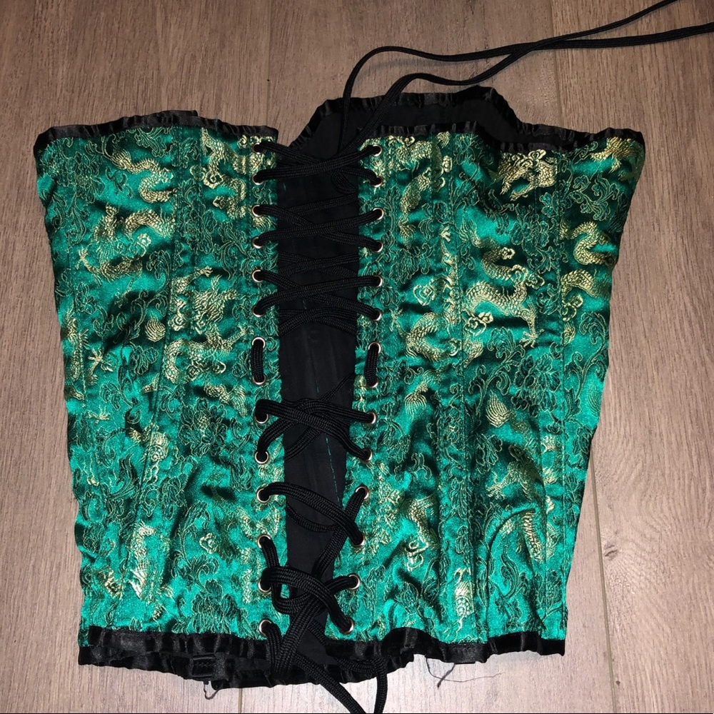 Emerald corset